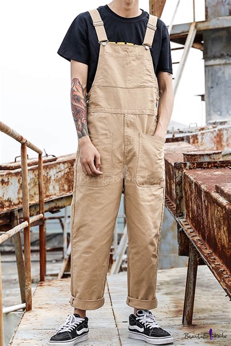 fashion bib overalls for men.